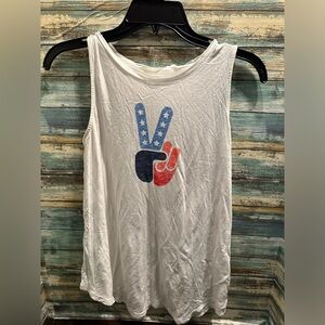 VGC stretchy knit Old Navy patriotic tank.  Size S